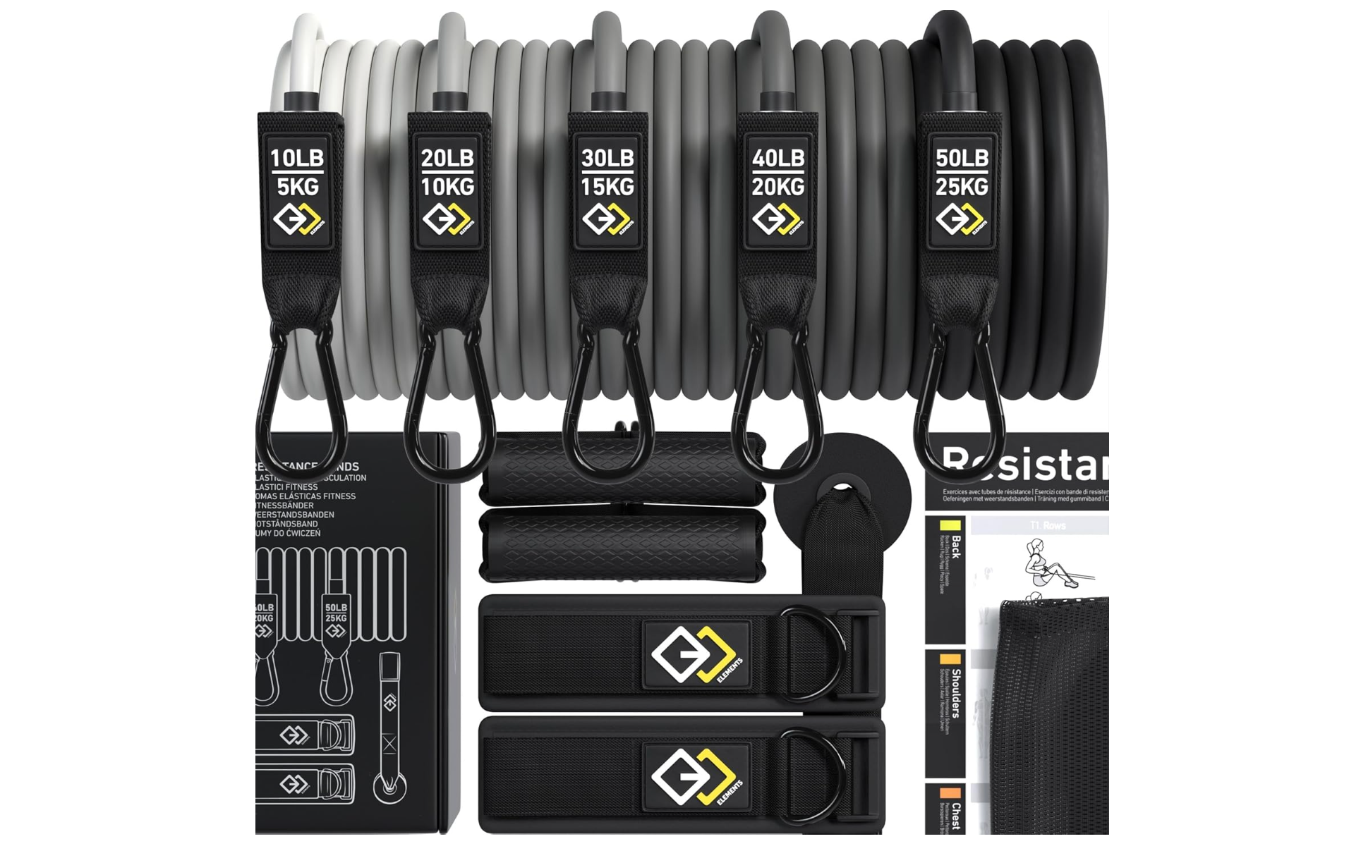 Kit de bandes de résistance GJELEMENTS
