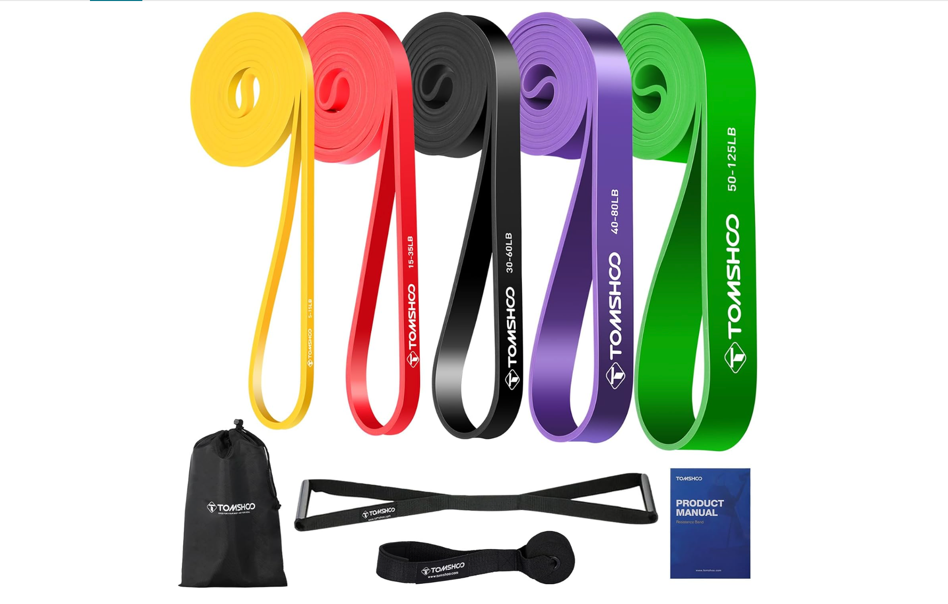 Kit de bandes de résistance TOMSHOO