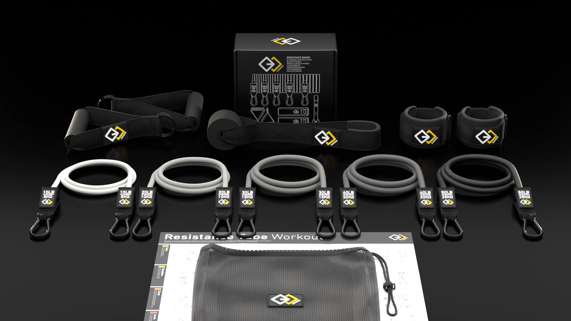 Kit de bandes de résistance GJELEMENTS