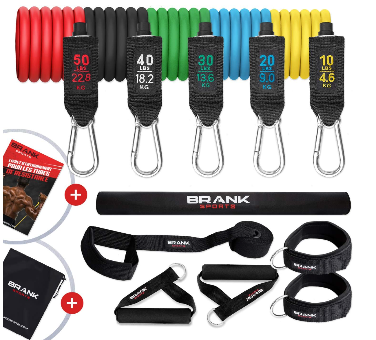 Kit de bandes de résistance BRANK SPORTS®